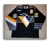 1992-93 Mario Lemieux Game Worn Pittsburgh Penguins Jersey., Lot #81144